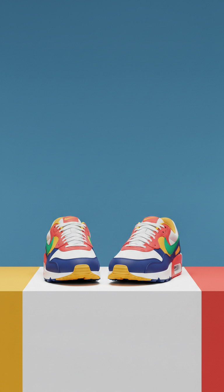 Nike Air Max sneakers with cushioned sole