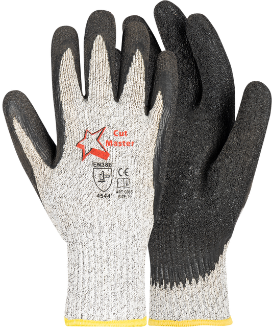CUT MASTER GRIPA  CUT LV5 , CRINKLE LATEX PALM