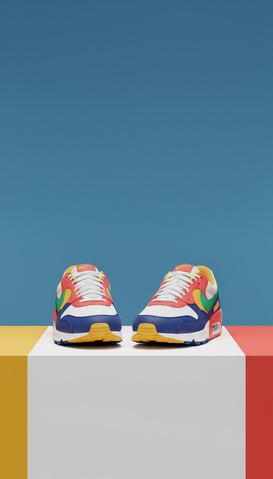 Nike Air Max sneakers with cushioned sole